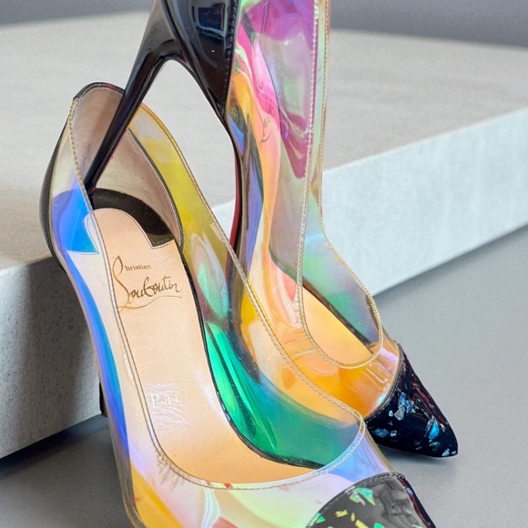 Louboutin Stiletto PVC Heel - Picture 2 of 5